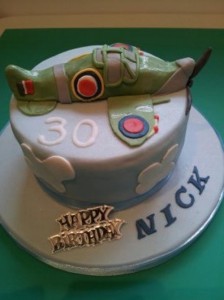 Spitfire Birthday Cake